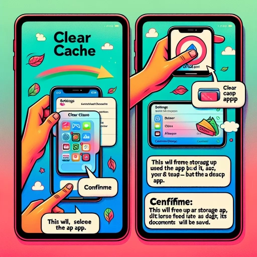 how to clear ipad cache