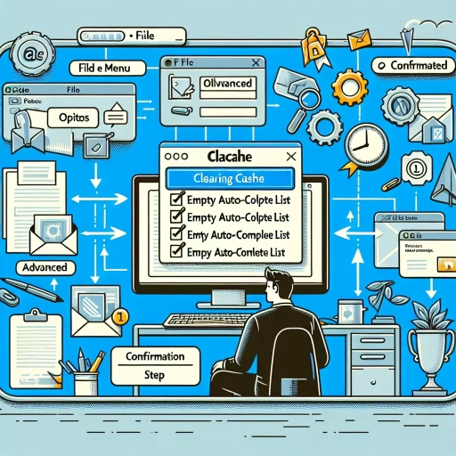 how to clear outlook cache