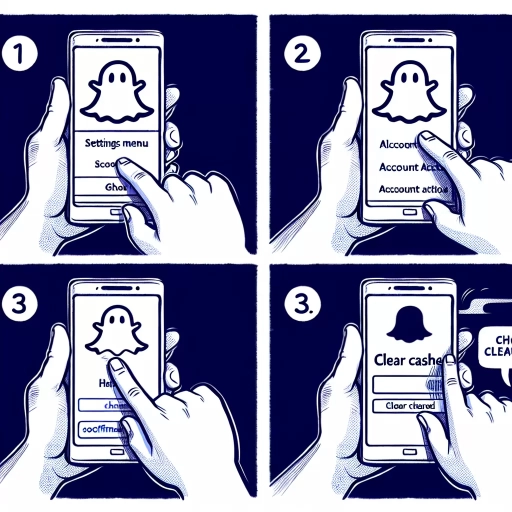 how to clear snapchat cache