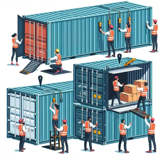 how to close a shipping container