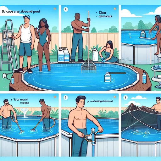 how to close above ground pool