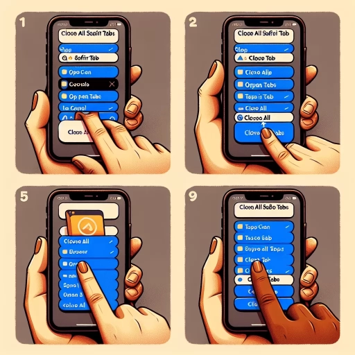how to close all safari tabs on iphone