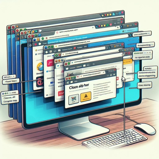 how to close all tabs in safari