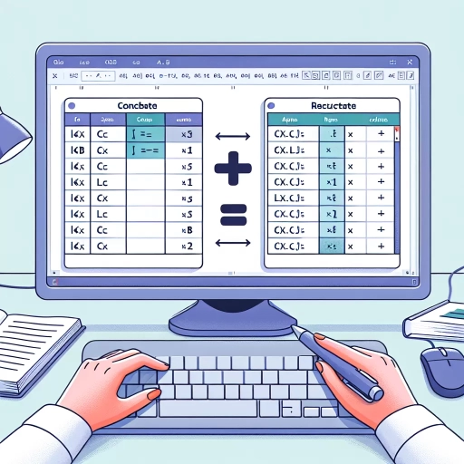 how to combine 2 columns in excel with a space