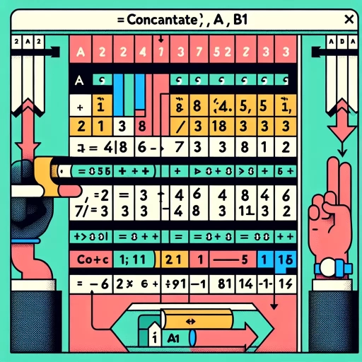 how to combine columns in excel
