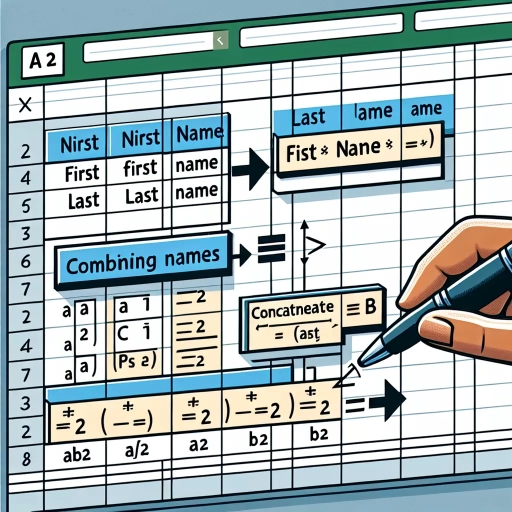 how to combine first and last name in excel