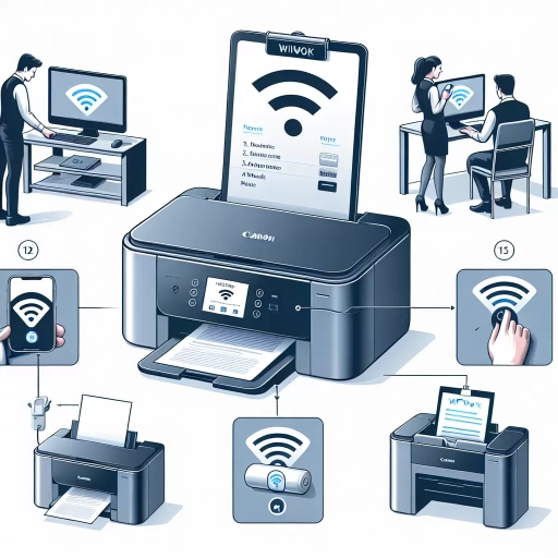 how to connect printer to wifi canon
