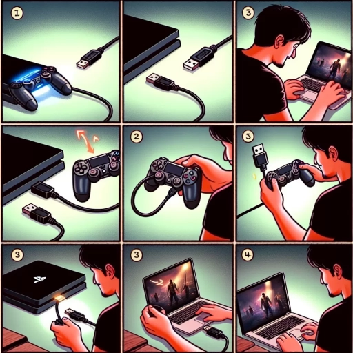 how to connect ps4 controller to laptop