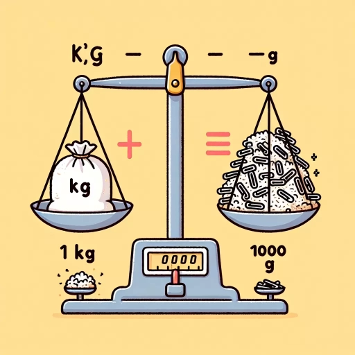 how to convert kg to g