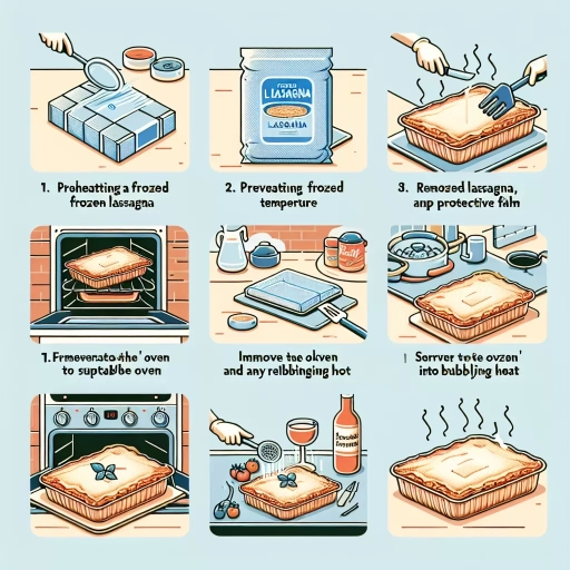 how to cook a frozen lasagna