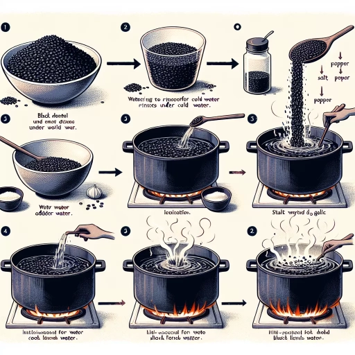 how to cook black lentils