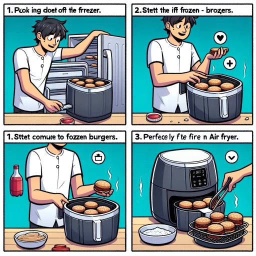 how to cook frozen burgers in air fryer