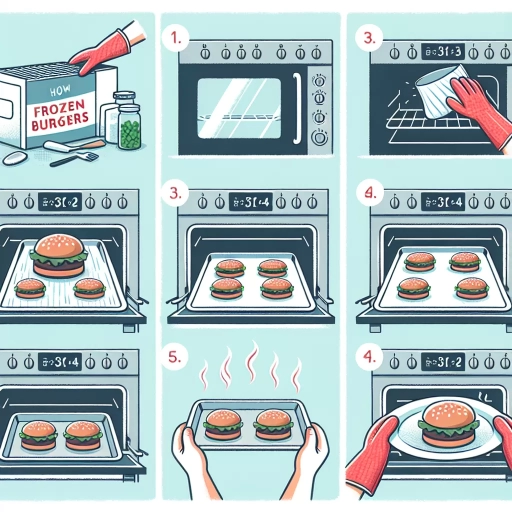 how to cook frozen burgers in oven