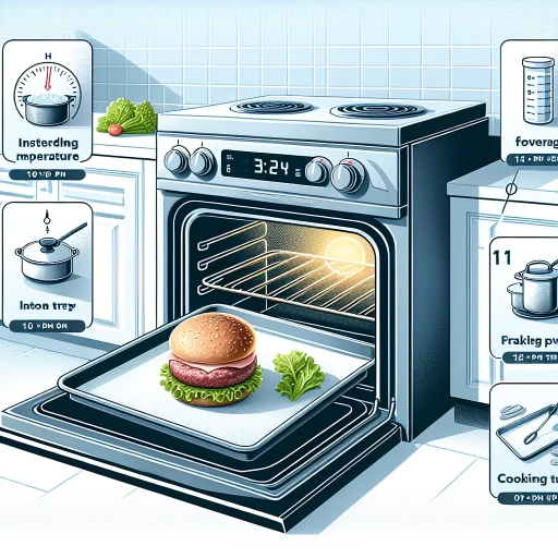 how to cook frozen burgers in the oven