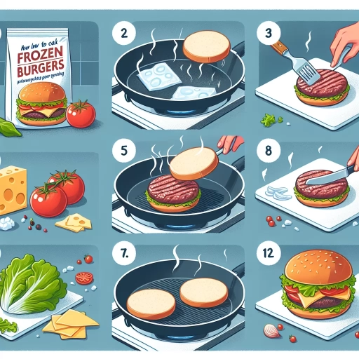 how to cook frozen burgers