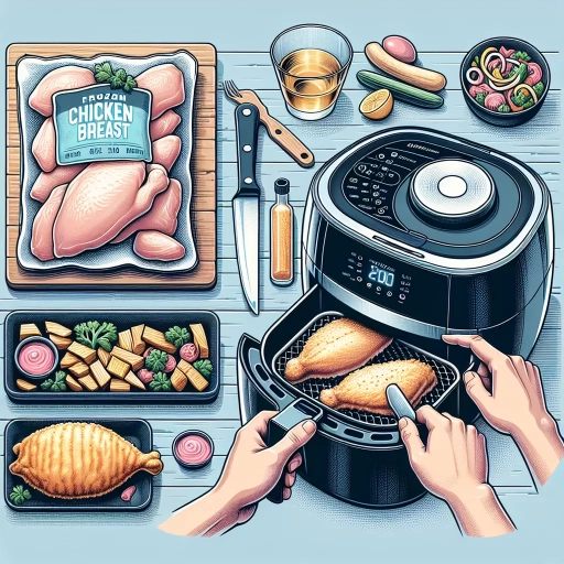 how to cook frozen chicken breast in air fryer