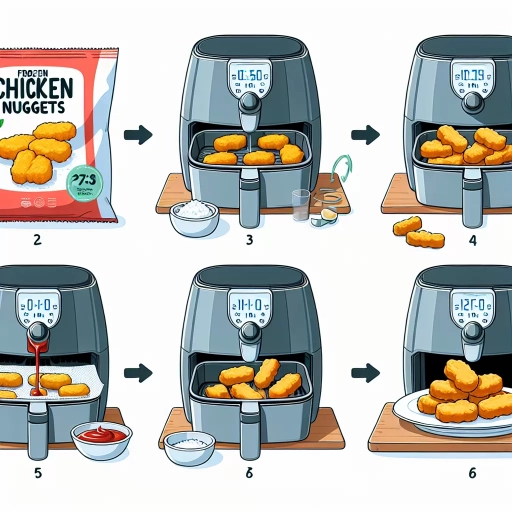 how to cook frozen chicken nuggets in air fryer