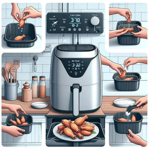 how to cook frozen chicken wings in air fryer