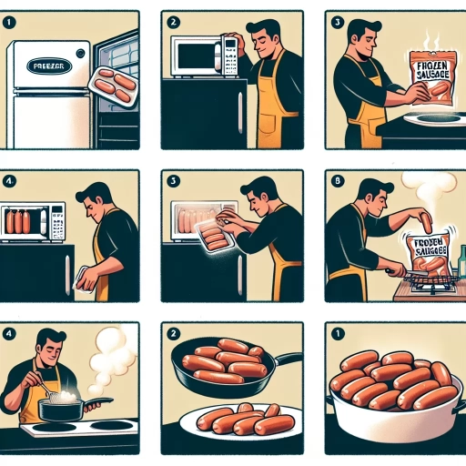 how to cook frozen sausage