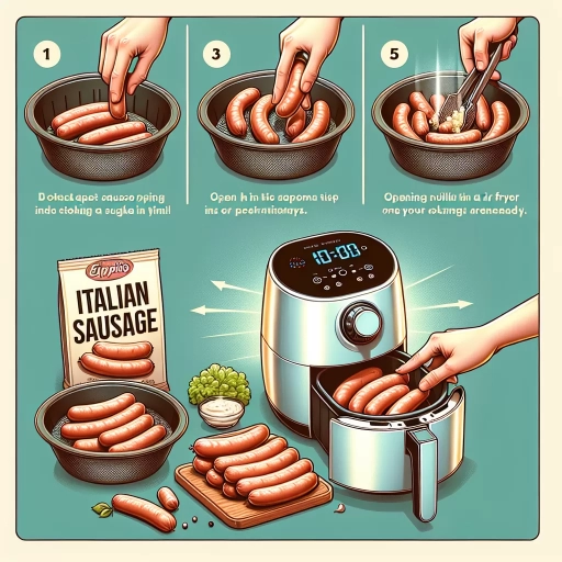 how to cook italian sausage in air fryer