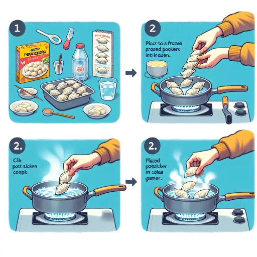 how to cook potstickers from frozen