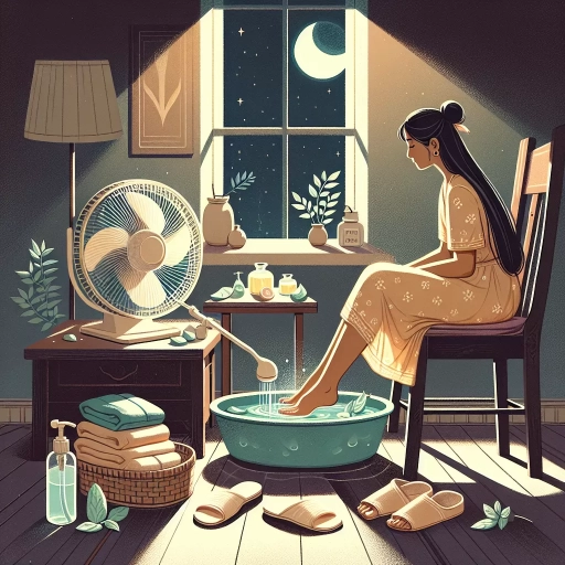 how to cool down hot feet at night