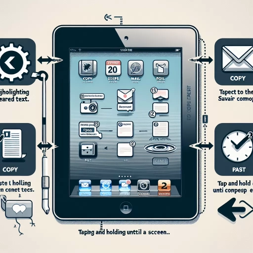 how to copy and paste on ipad