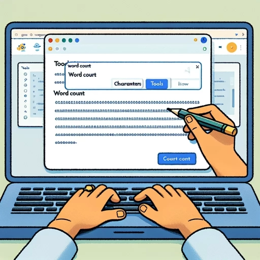 how to count words in google docs