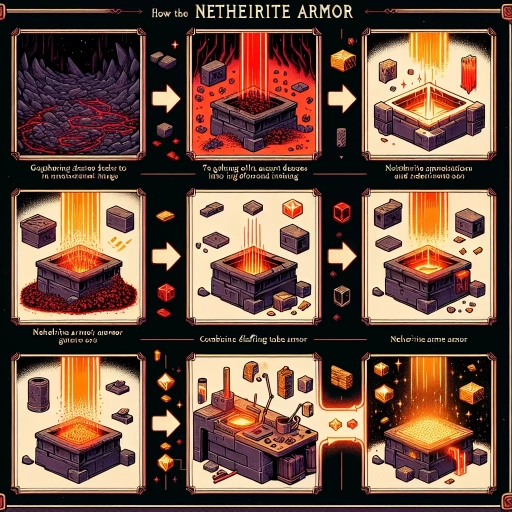 how to craft netherite armor
