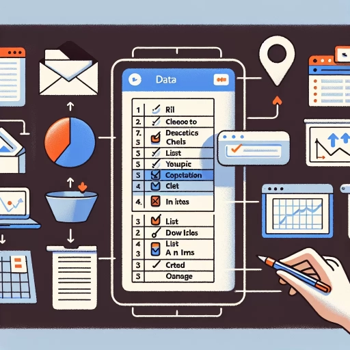 how to create a drop down list in google sheets