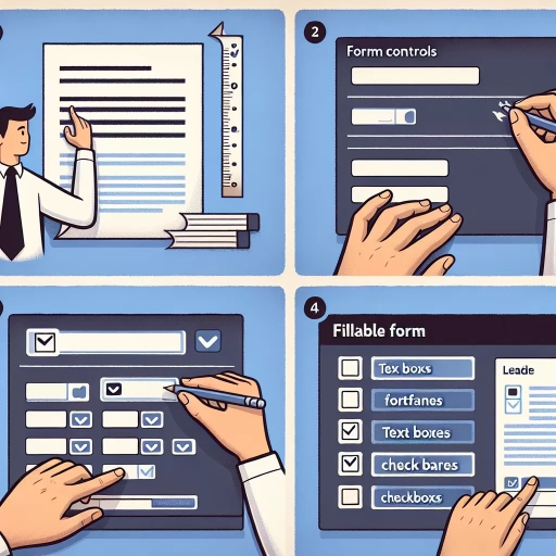 how to create a fillable form in word