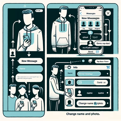 how to create a group text on iphone and name it