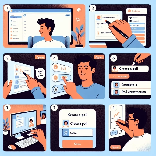 how to create a poll in teams