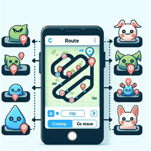 how to create a route in pokemon go