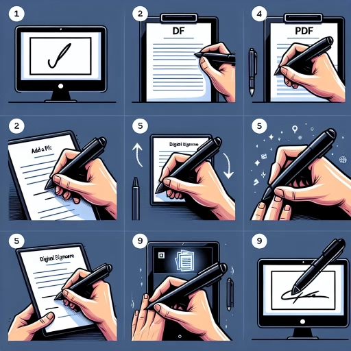 how to create digital signature in pdf