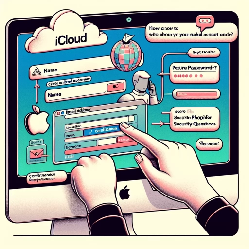 how to create icloud email