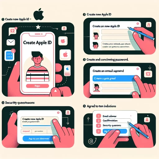 how to create new apple id