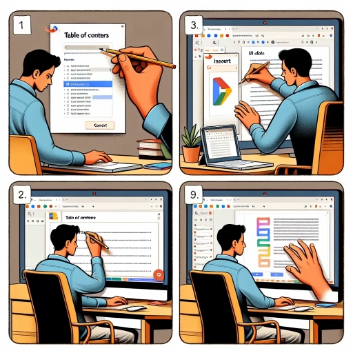 how to create table of contents in google docs