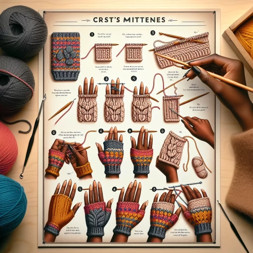 how to crochet mittens