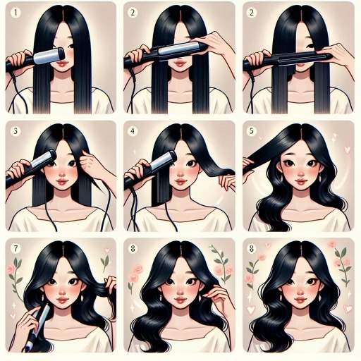how to curl hair with flat iron