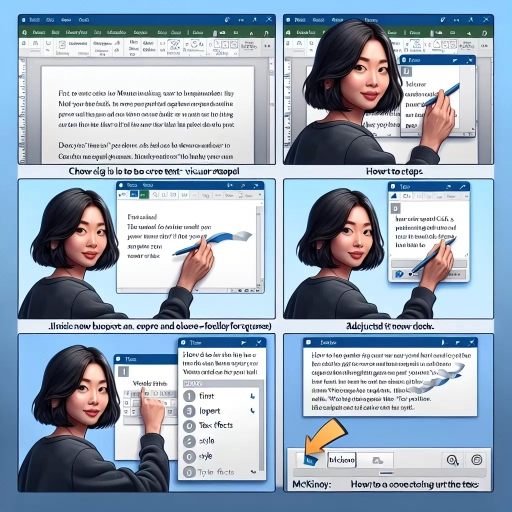 how to curve text in word