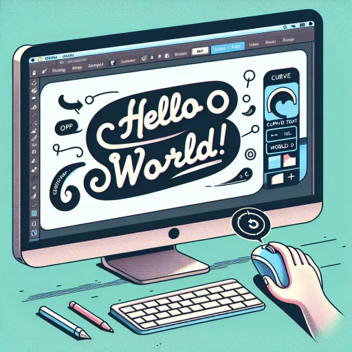 how to curve text on canva