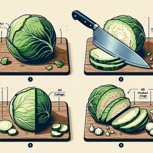 how to cut a cabbage