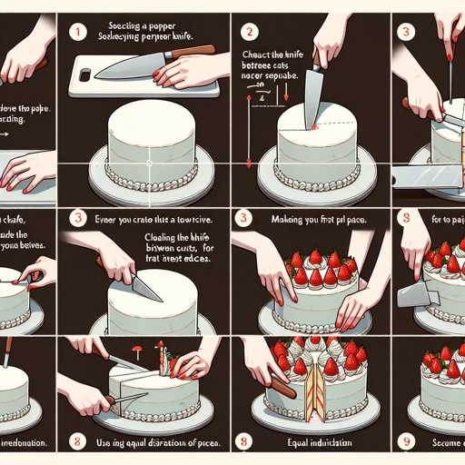 how to cut a cake