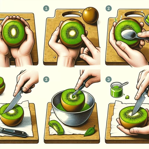 how to cut a kiwi