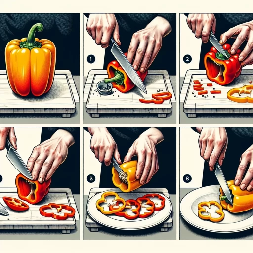 how to cut a pepper