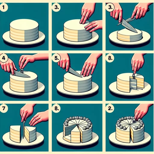 how to cut a round cake