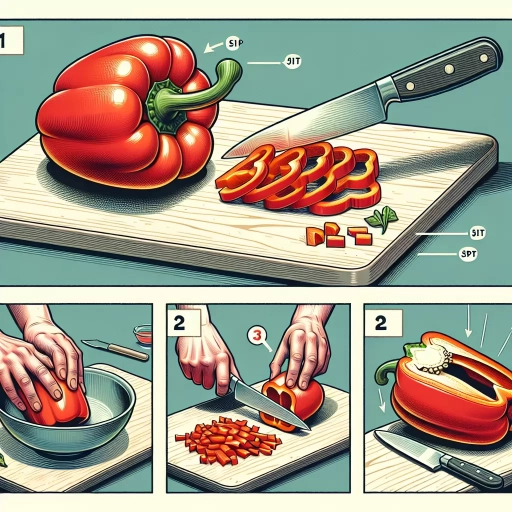 how to cut bell peppers