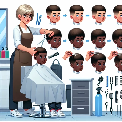 how to cut boys hair