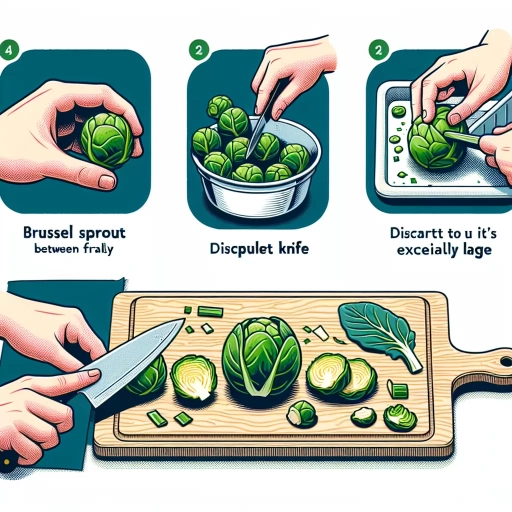 how to cut brussel sprouts